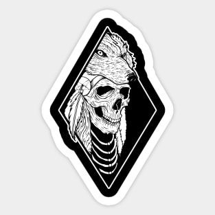 Skull Diamond Sticker